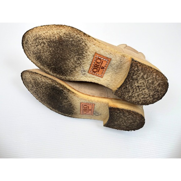 ORO Alicante Crepe‎ Chelsea Boots Mens 12 $385 Suede Pull on Round Toe Ankle Tan main image 6